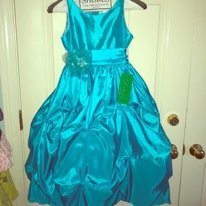Pageant / Special occasion turquoise dress